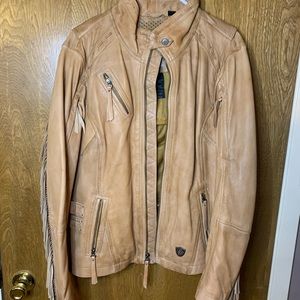 Harley Davidson women’s leather jacket with fringe